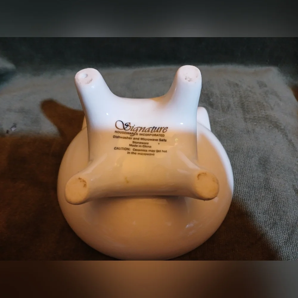 Cute Cat Face Ceramic Bowl